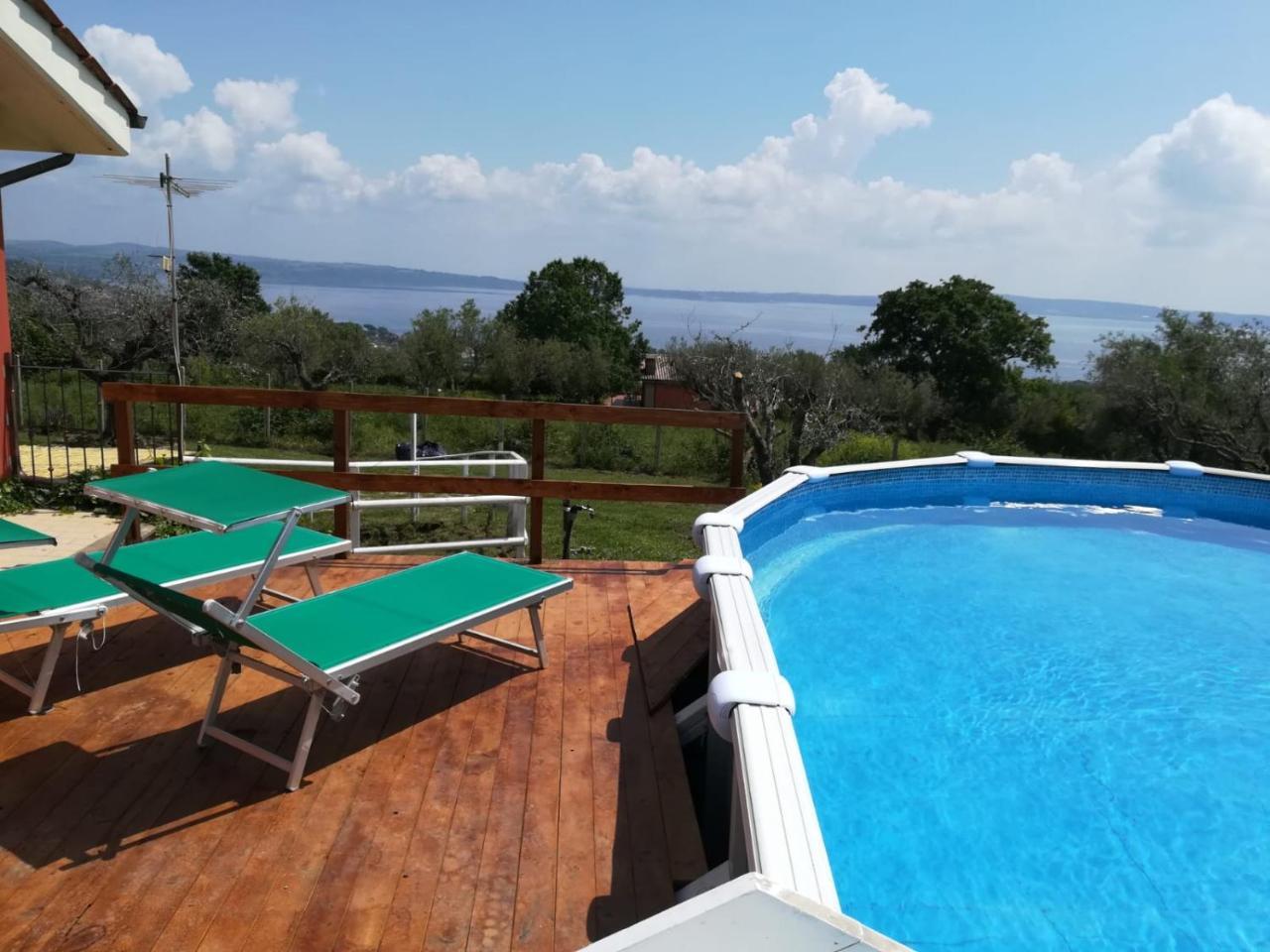 Il Poggio Degli Ulivi Apartment Trevignano Romano Bagian luar foto